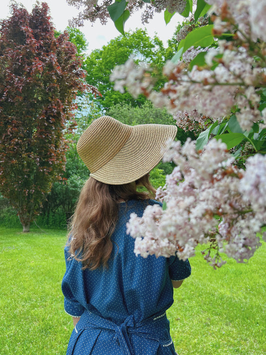 1940s Straw Bonnet, Made In Italy For Bloomingdale’s
