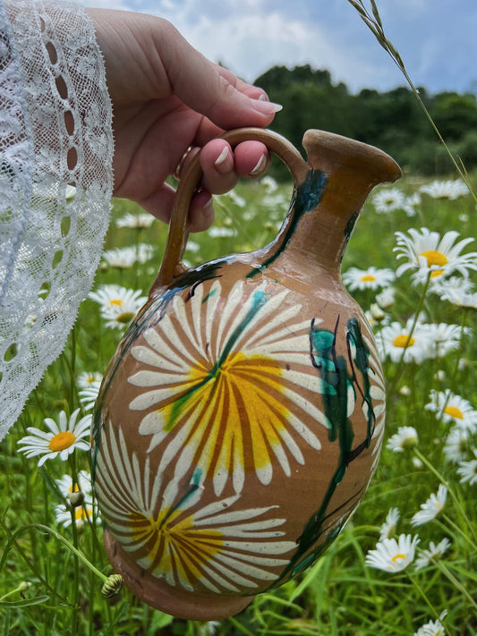 30s/40s Mexican Hand-Painted Pitcher